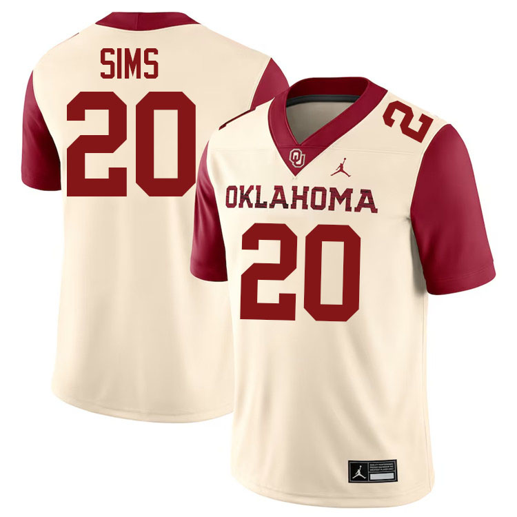 Billy Sims Oklahoma Sooners Jersey,Oklahoma Sooners Football Uniforms,Jersey-Cream